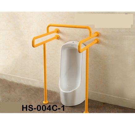 Поручень HS-004 U-образный для туалетов/писсуаров с креплением к полу