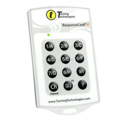 Пульт голосования со шрифтом Брайля ResponseCard RF-A
