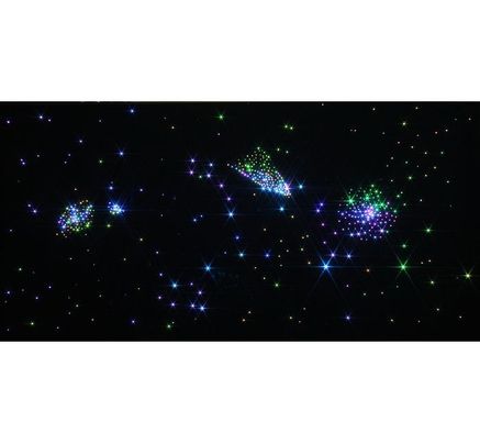 Фиброоптический ковер Млечный путь, настенный (300 точек) 200х100