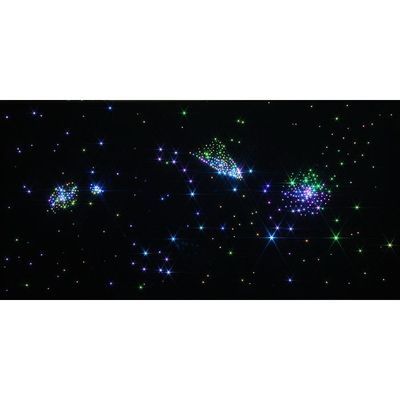 Фиброоптический ковер Млечный путь, настенный (650 точек) 200х100