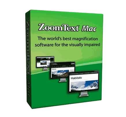 Программное обеспечение экранный увеличитель ZoomText Mac