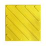 Тактильная плитка Бетон "Диагональный риф" 500х500 цвет жёлтый