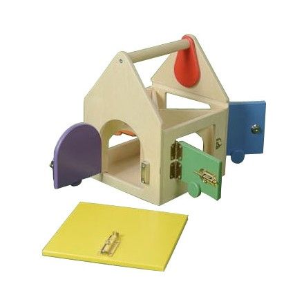 Домик с дверцами и замочками