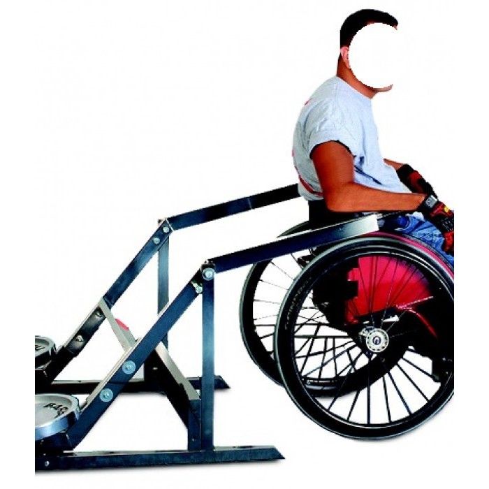 Жим вниз для инвалидов-колясочников A-150i (свободный вес)