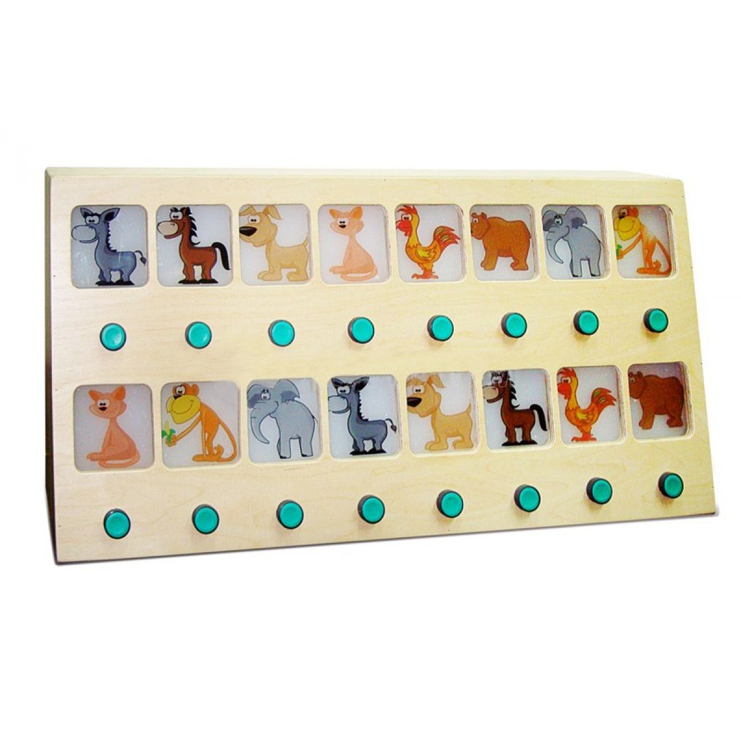 Интерактивная звуковая панель Угадай звук, сравни животное