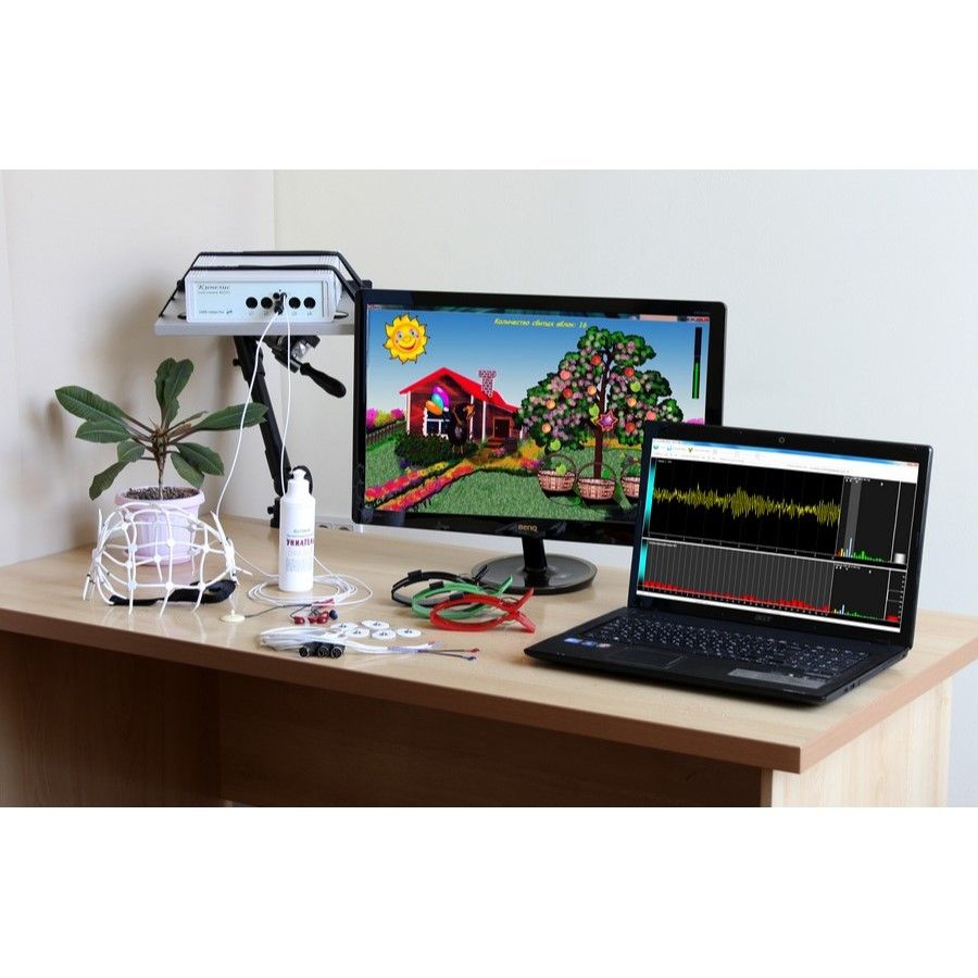 Система психофизиологического тренинга методом биологической обратной связи Кинезис