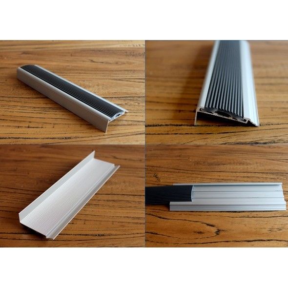 Накладка на ступени HS-D50 угловая L-2м чёрная