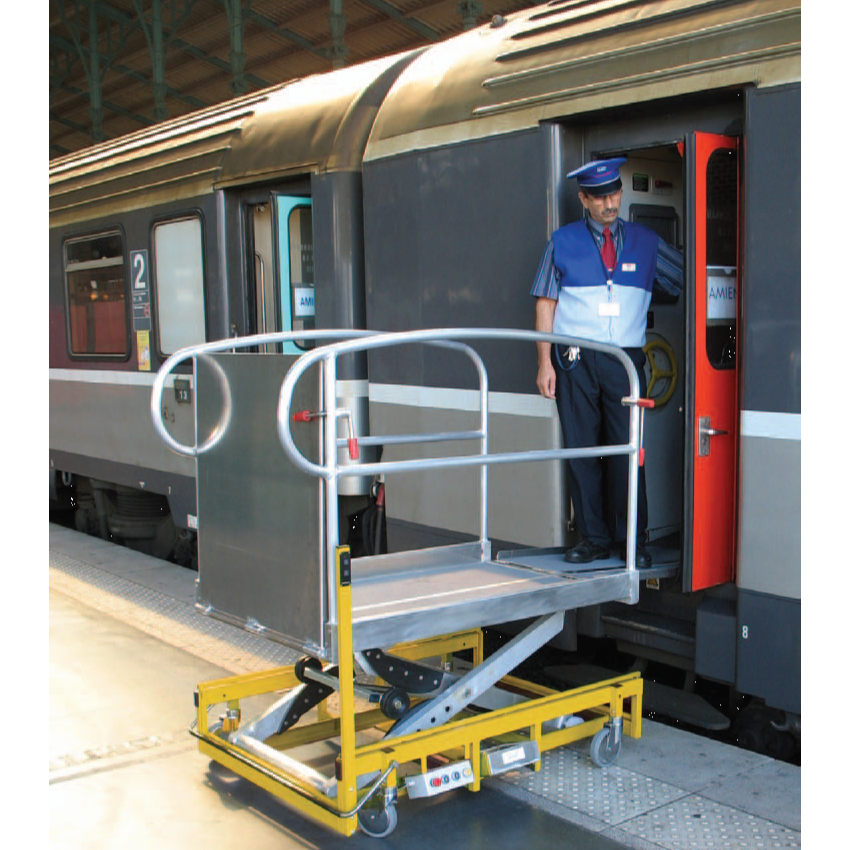 Подъемная платформа для железнодорожных вокзалов