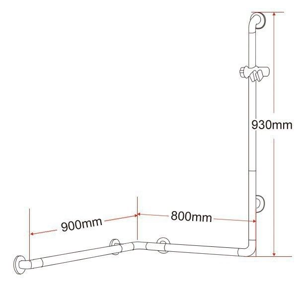 Поручень HS-027 желтый