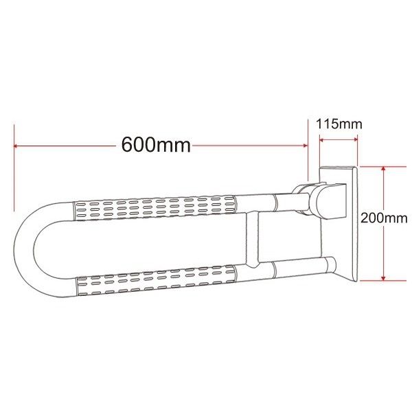Поручень HS-018 белый