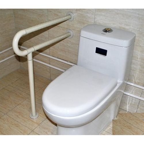 Поручень HS-030 белый U-образный для туалетов с креплением к полу