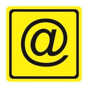 Тактильная пиктограмма А15 Зона доступа к сети Интернет 150x150 из ПВХ