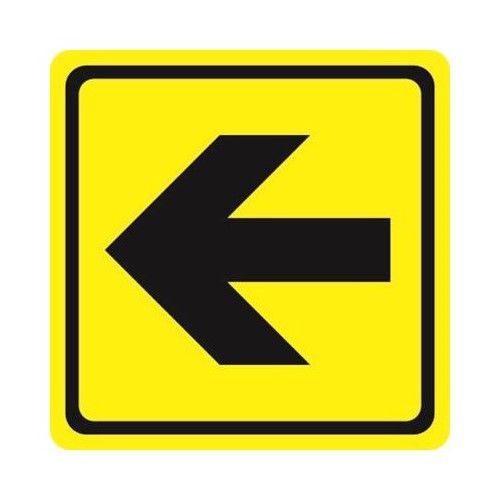 Тактильная пиктограмма СП11 Направление движения, поворот 150x150 из акрила