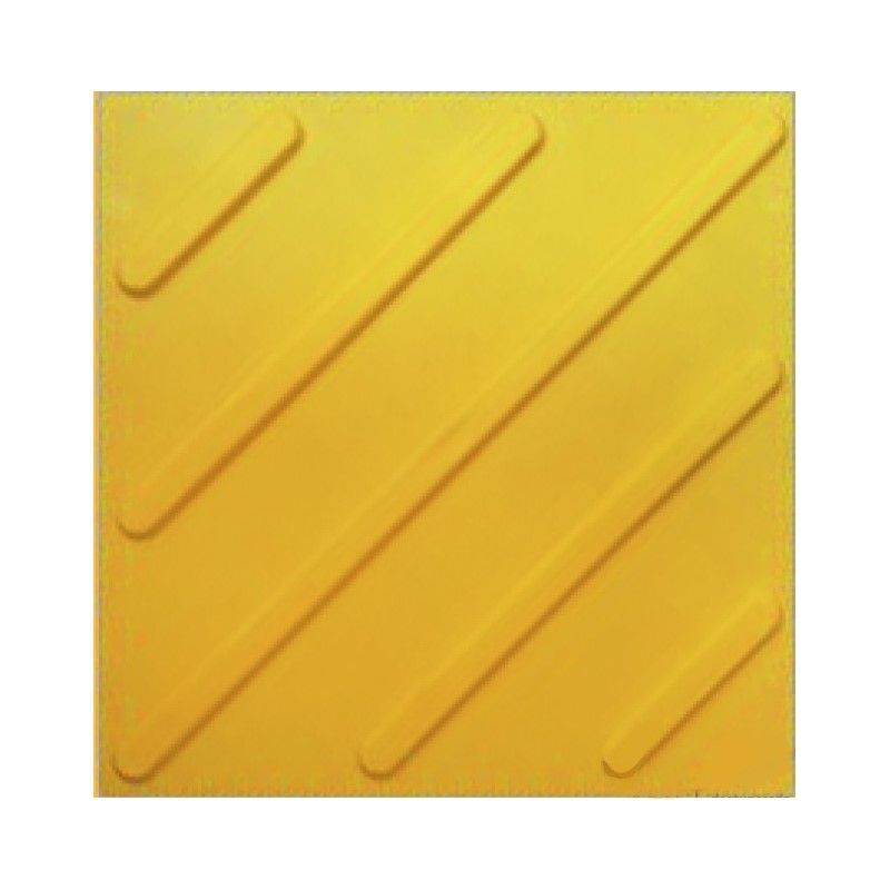 Тактильная плитка Полиуретан "Диагональный риф" 300х300