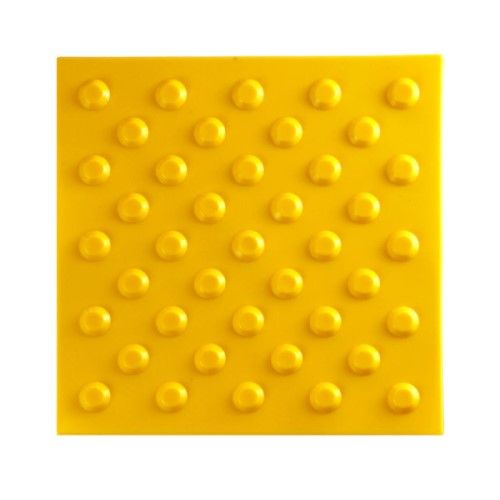 Тактильная плитка Полиуретан "Конусообразный риф. шахматный порядок" 300х300