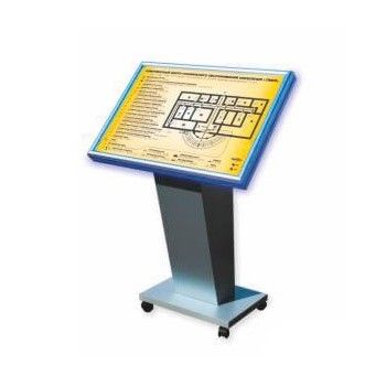 Тактильно-звуковая мнемосхема для помещения