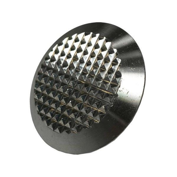 Тактильный конус навигатор стальной накладной