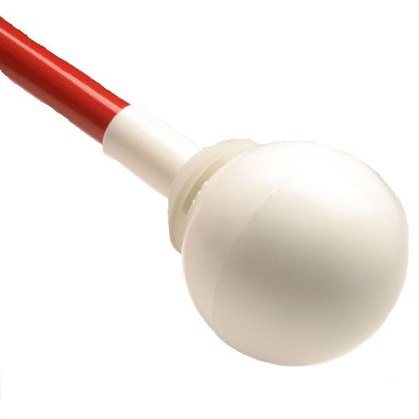 Шаровидный вращающийся наконечник, надевающийся на трость