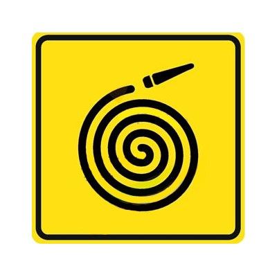 Тактильная пиктограмма Г26 Пожарный гидрант 200x200 из акрила