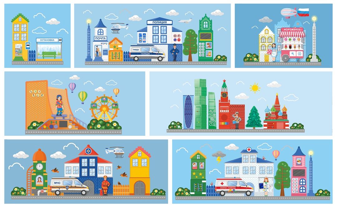 Набор декоративно-развивающих панелей Окружающий мир