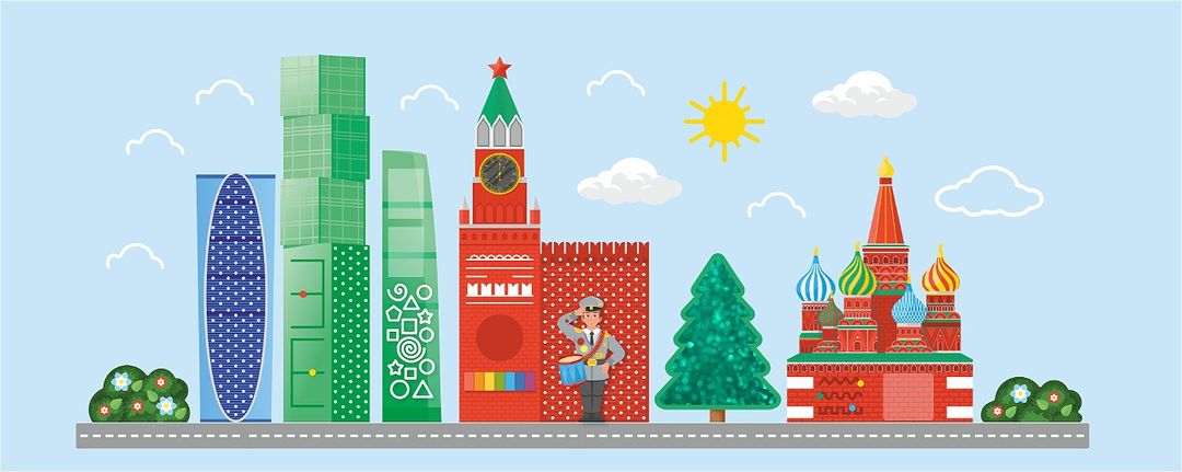 Декоративно-развивающая панель Кремль