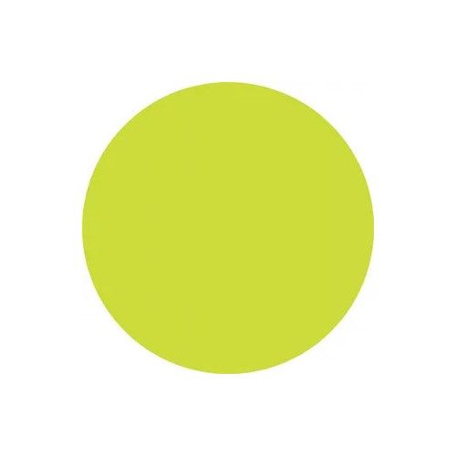 Наклейка на двери круг. Желтая 200 мм. Светонакопительная