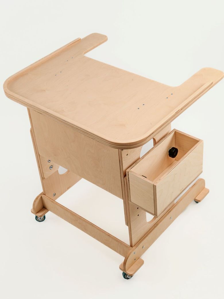 Столик регулируемый для опор функциональных Дикобраз, размеры 1-2