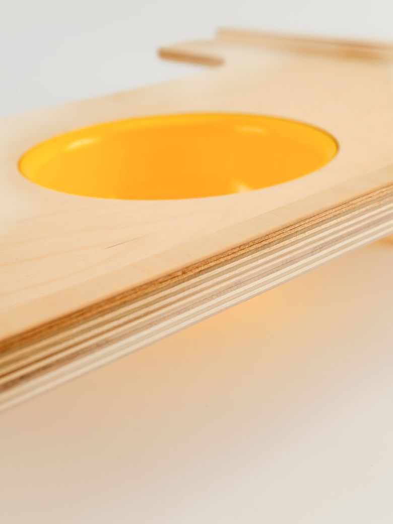 Столик с ванночкой опоры Дикобраз, размеры 1-2