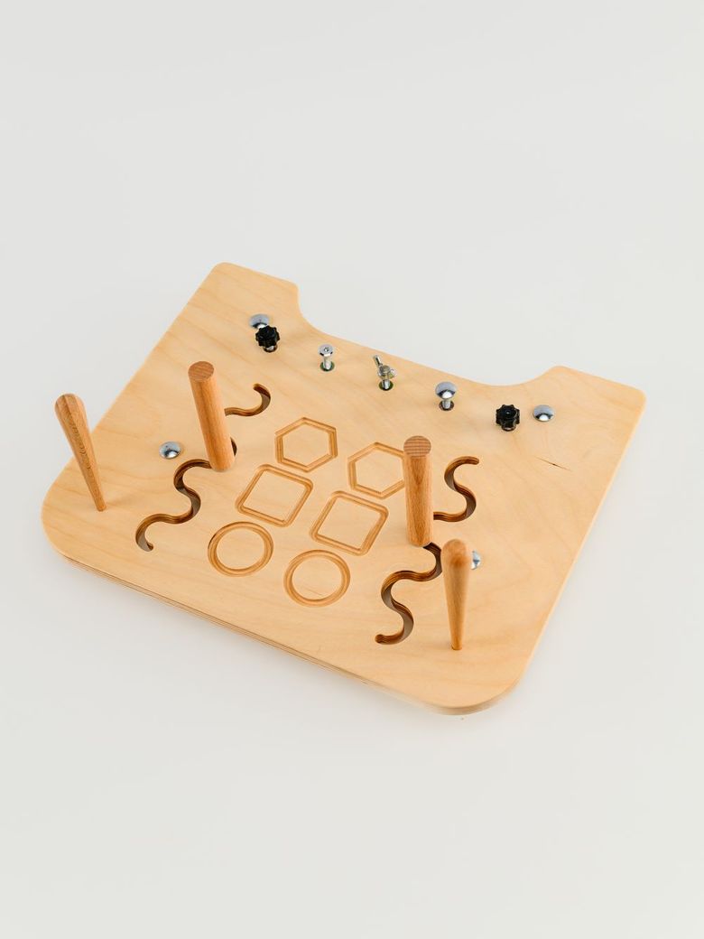 Столик с тренажерами опоры Полосатик исп.1, 2, размер 1