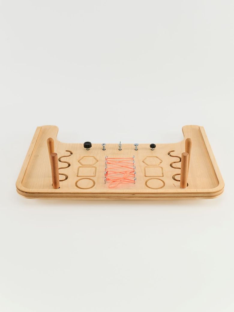 Столик с тренажерами опоры Дикобраз, размеры 1-2