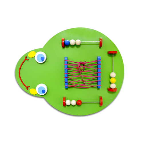 Тактильно-развивающая панель Гусеница Жужа