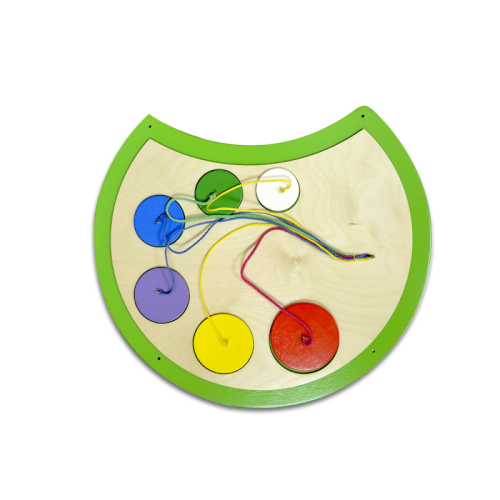 Тактильно-развивающая панель Гусеница Жужа