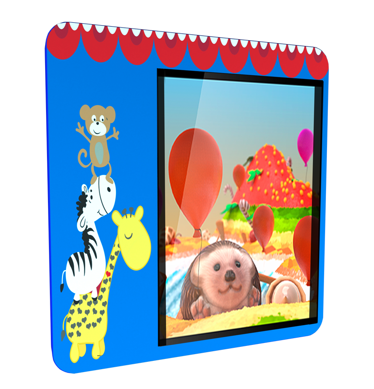 Настенный интерактивный логопедический комплекс Говорун 17" (4 касания)