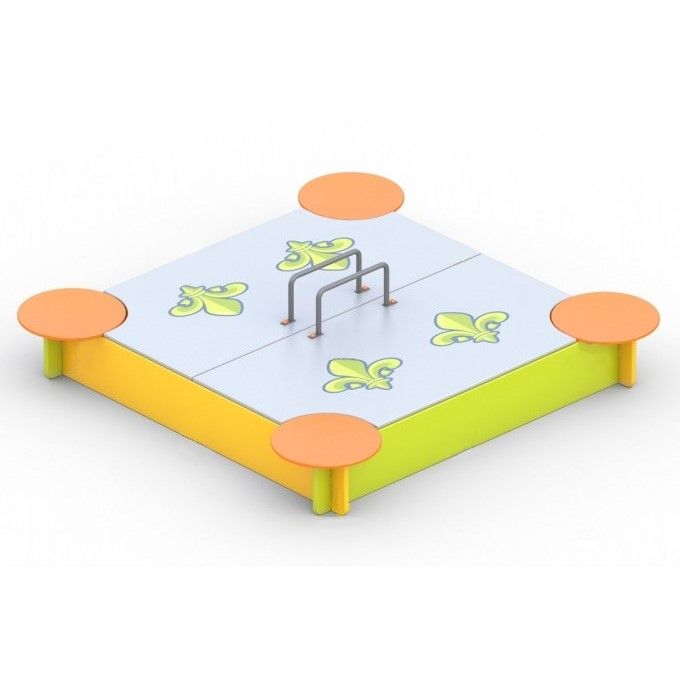 Песочница с дверцами