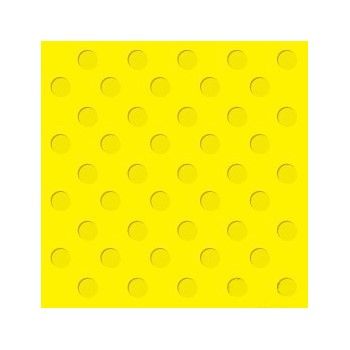 Тактильная плитка Полиуретан "Конусообразный риф. шахматный порядок" 500х500