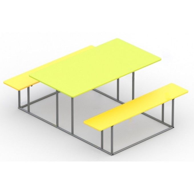 Стол со скамьями "Пикник"