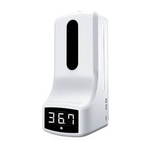 Сенсорный диспенсер для дезинфицирующих средств с датчиком измерения температуры