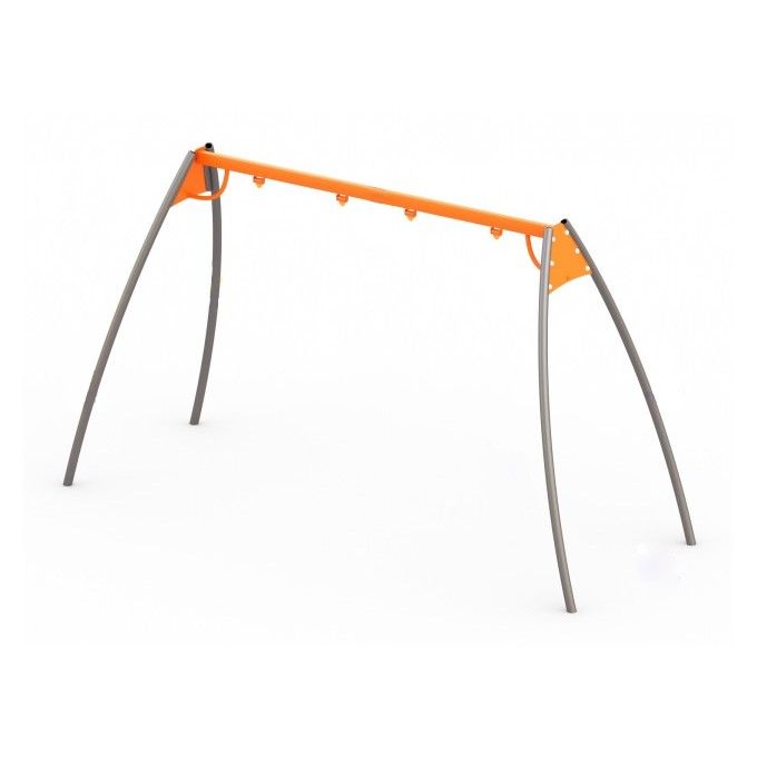 Качели металлические двойная рама тип-2