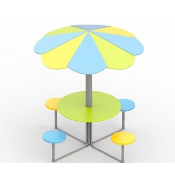 Столик с навесом "Семицветик"