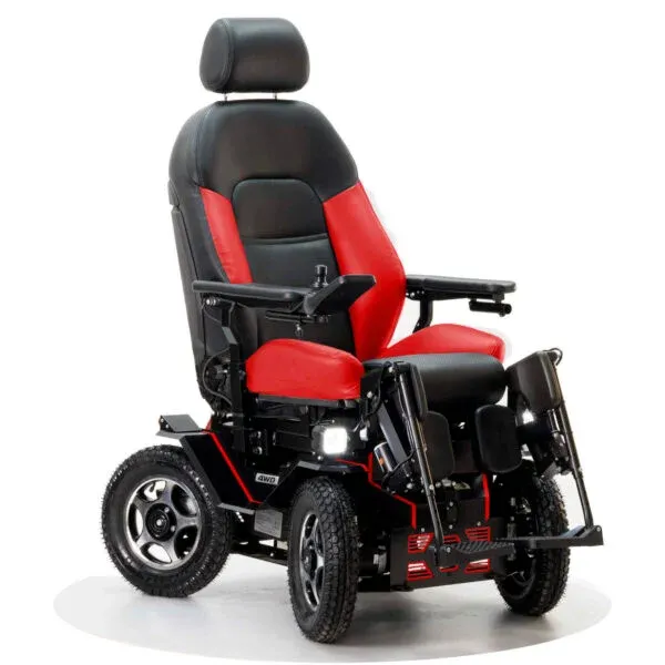 Кресло-коляска с электроприводом высокой проходимости Caterwil Ultra 4WD Lux