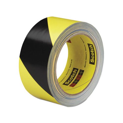 Контрастная лента 50мм/17м черно-желтая