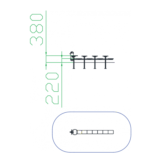 Разновысокое бревно Гусеница-1