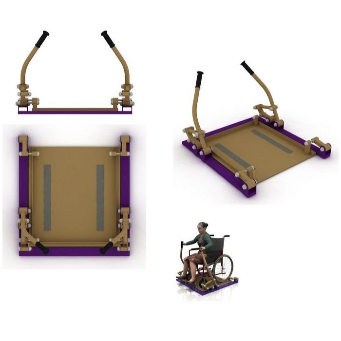 Тренажер для инвалидов-колясочников "Тяга к себе" УТМ-002