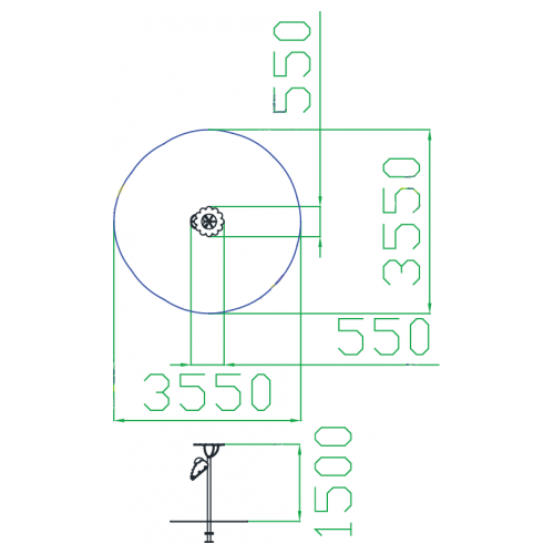 Кольцо цветок для мячей