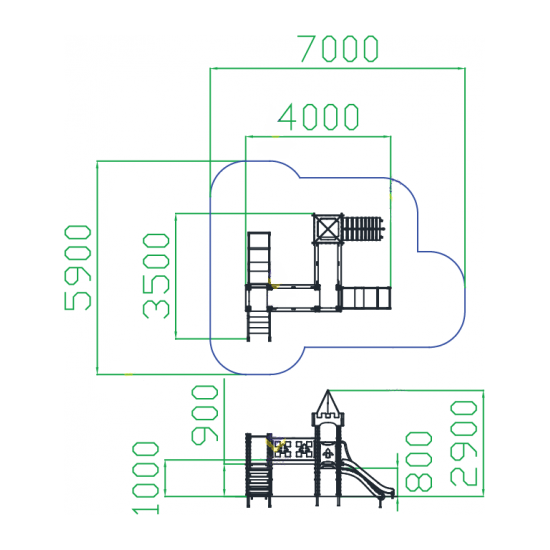 Игровой комплекс "Крепость"