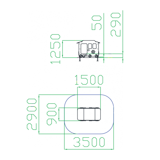 Беседка Вагон
