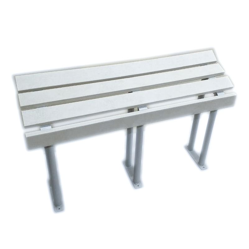 Скамья для инвалидов с пластиковыми рейками