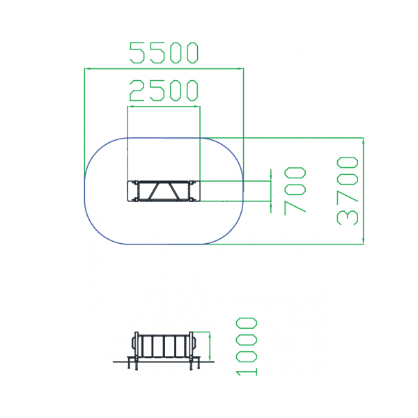 Мостик подвесной