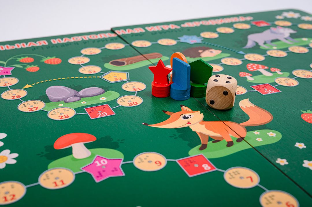 Тактильная игра-бродилка