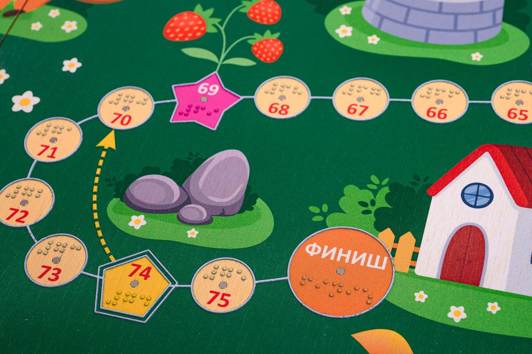 Тактильная игра-бродилка